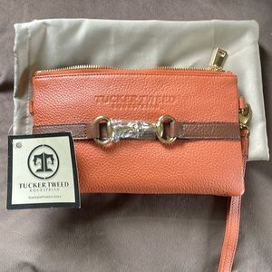 Tucker Tweed Wellington Wristlet NWT